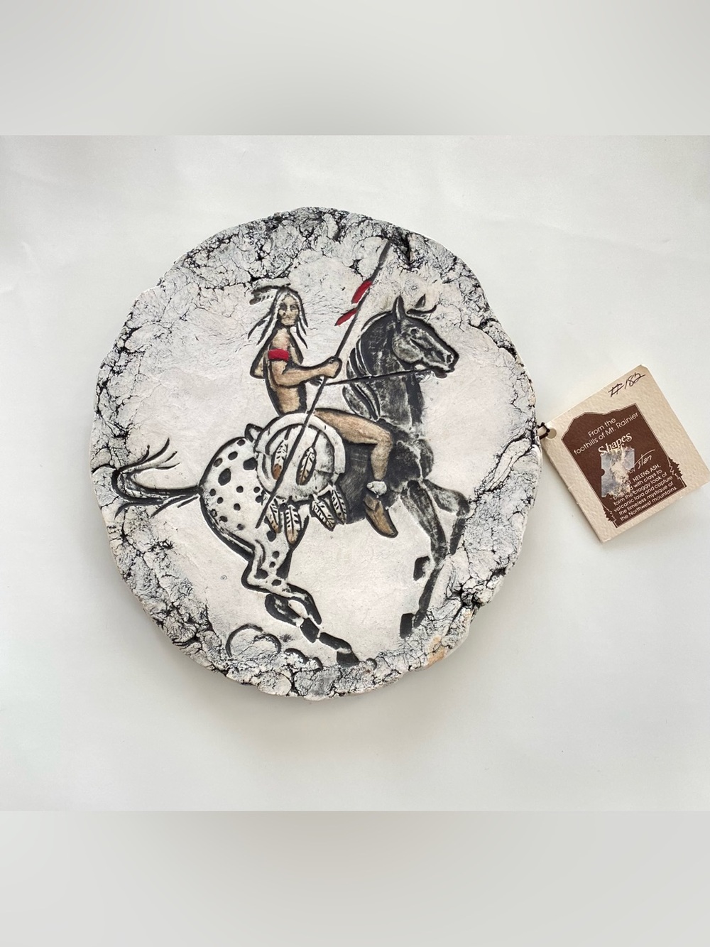 Shapes Of Clay By Stan Langtwait  Riding Horse Made With Mt. St. Helen’s Ash